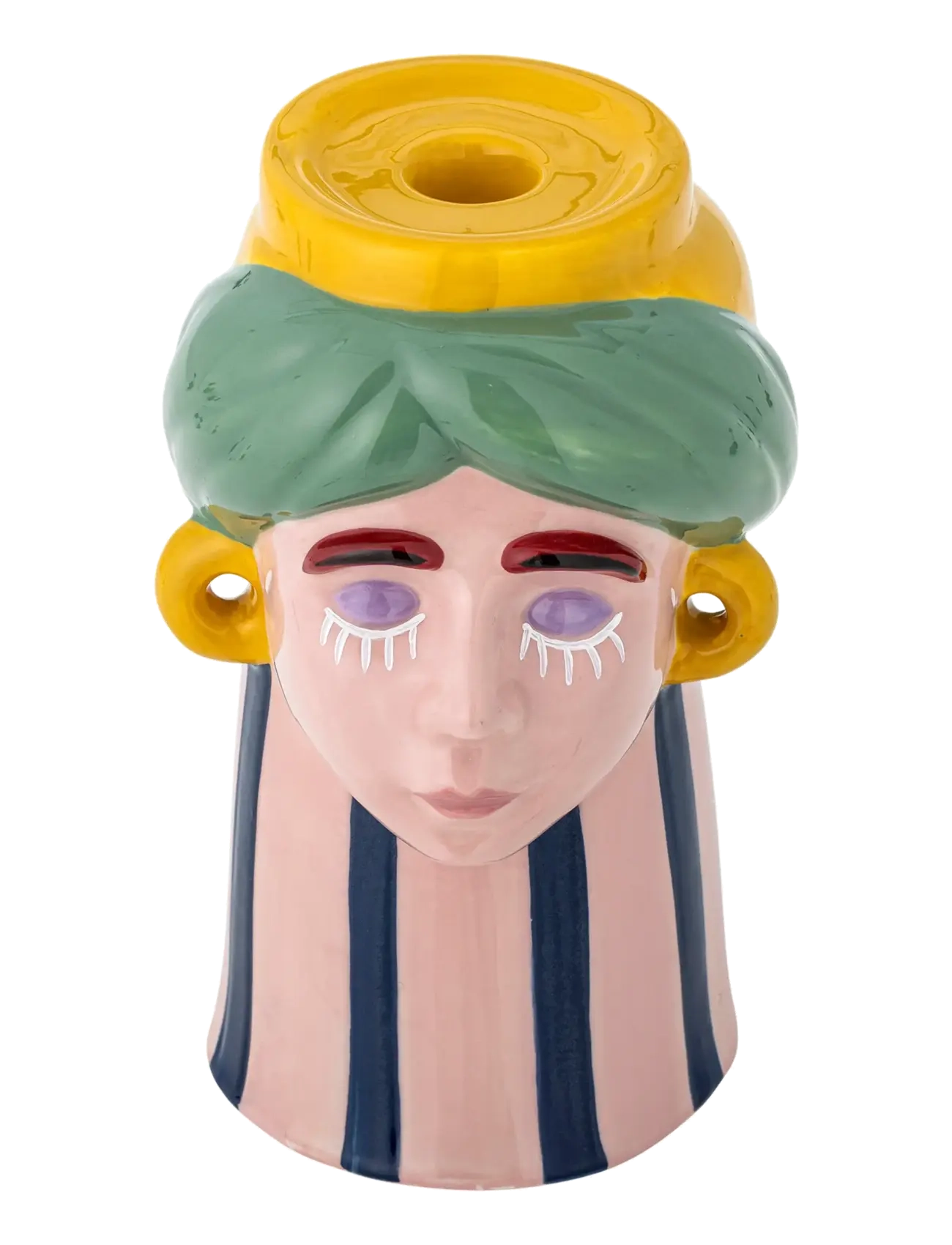Bloomingville - Miss Jody Vase - lysestager - rose - 3