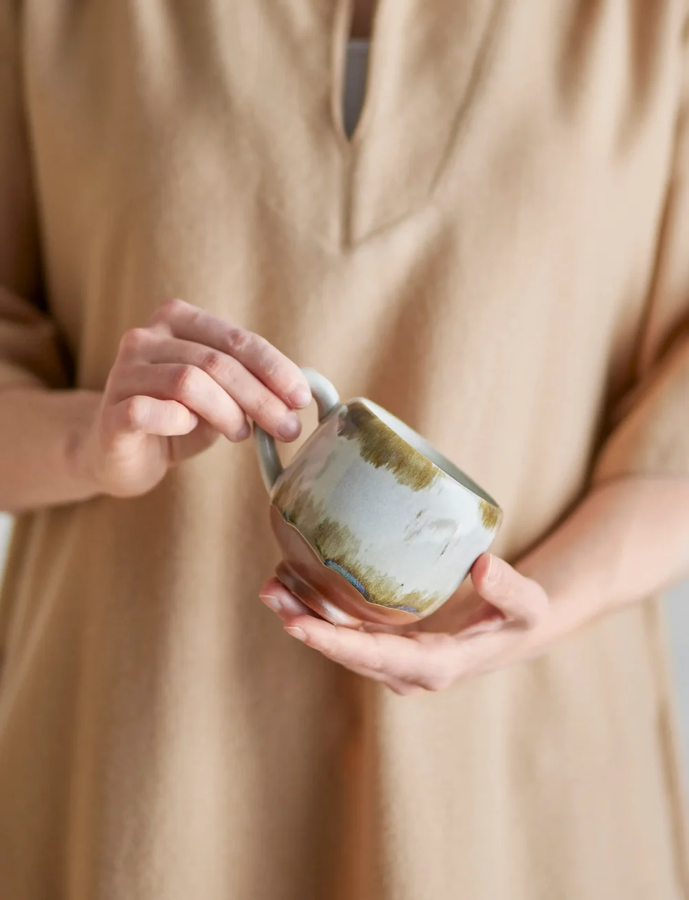 Bloomingville - Jade Cup - teetassen - beige - 3