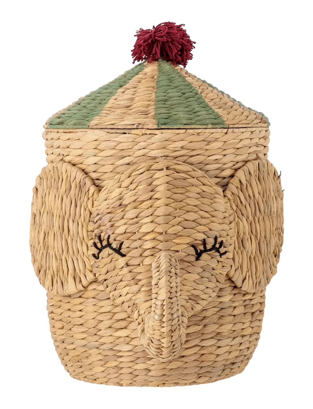 Bloomingville - Bobo Basket w/Lid - storage baskets - nature - 2