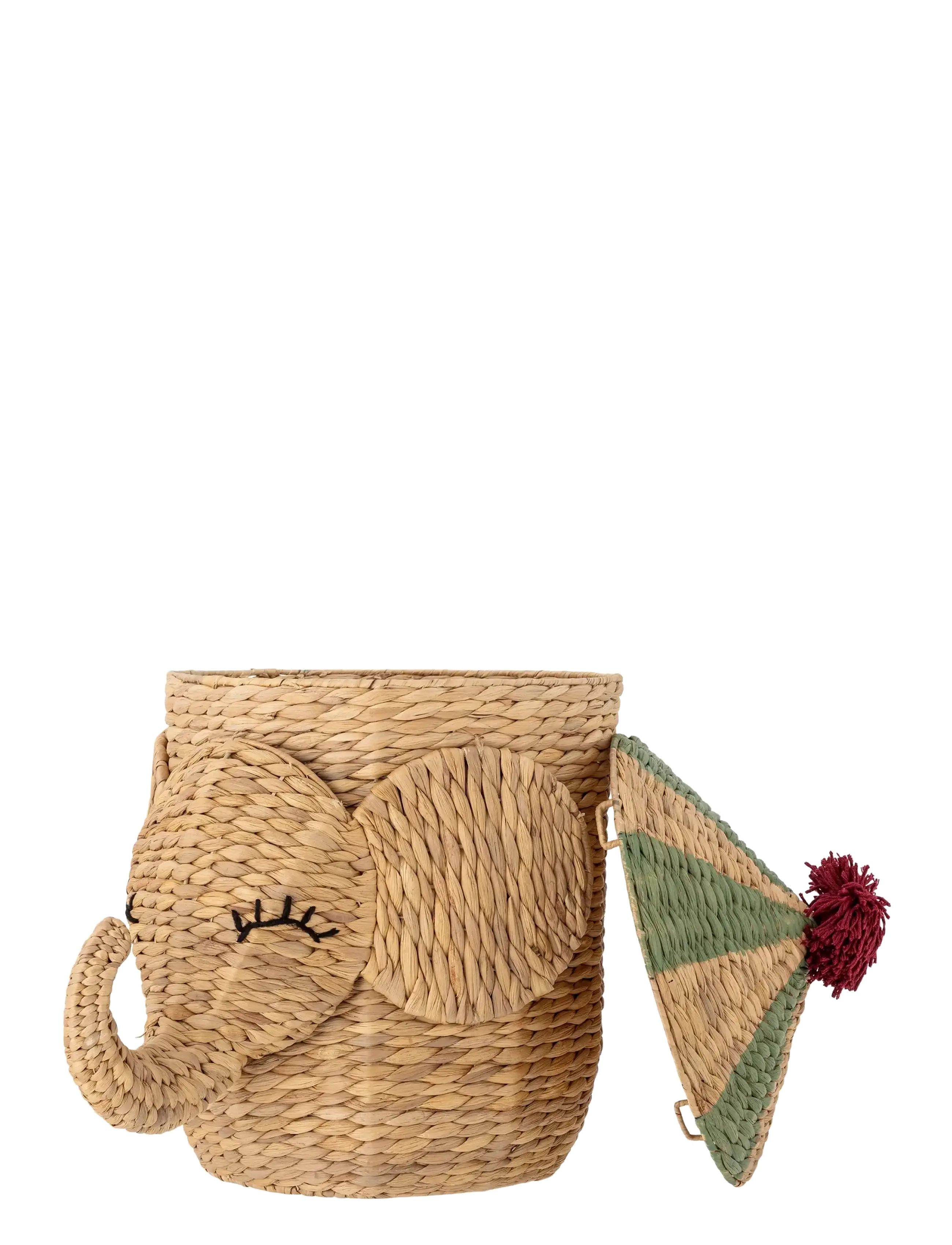 Bloomingville - Bobo Basket w/Lid - storage baskets - nature - 3