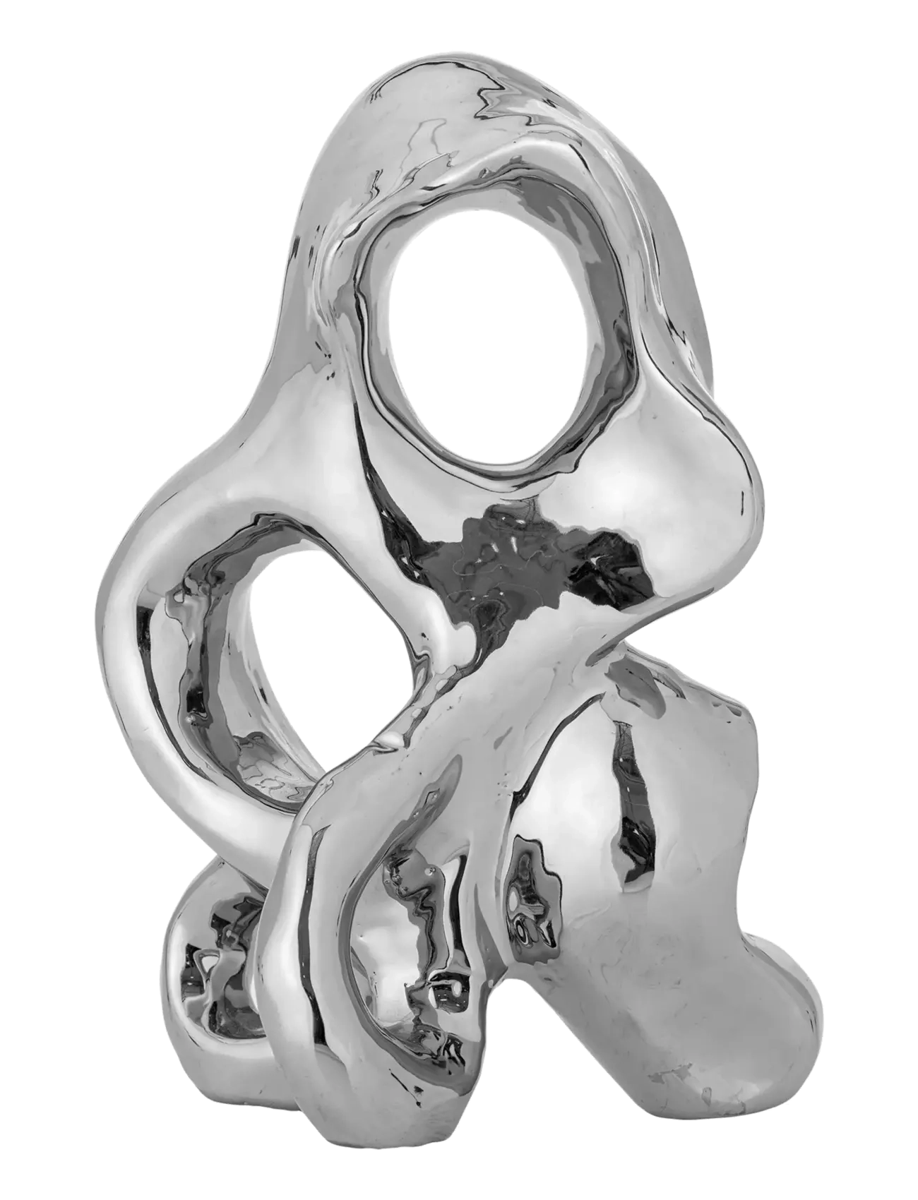 Bloomingville - Vinini Deco - porcelain figurines & sculptures - silver - 1