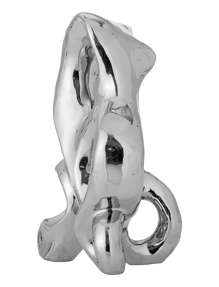 Bloomingville - Vinini Deco - porzellanfiguren- & skulpturen - silver - 2