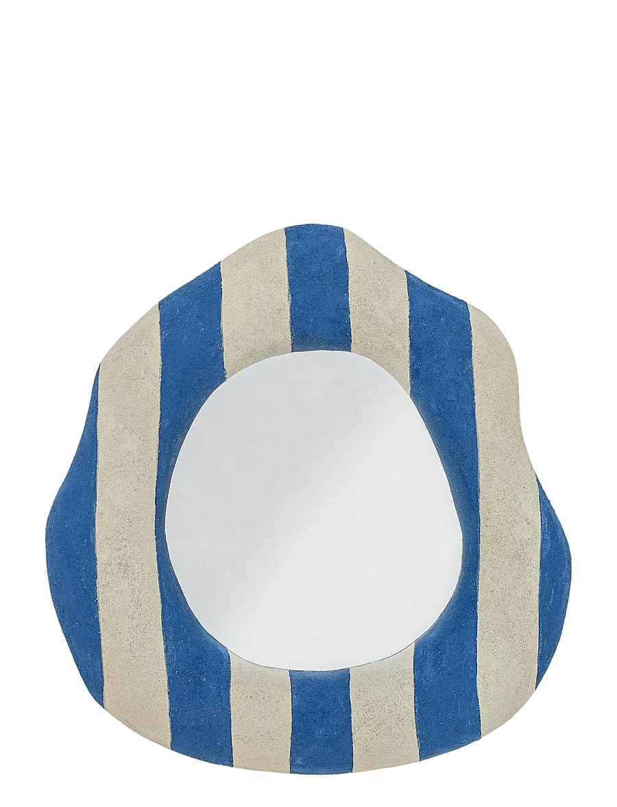 Bloomingville - Travis Wall Mirror - seinapeeglid - blue - 1