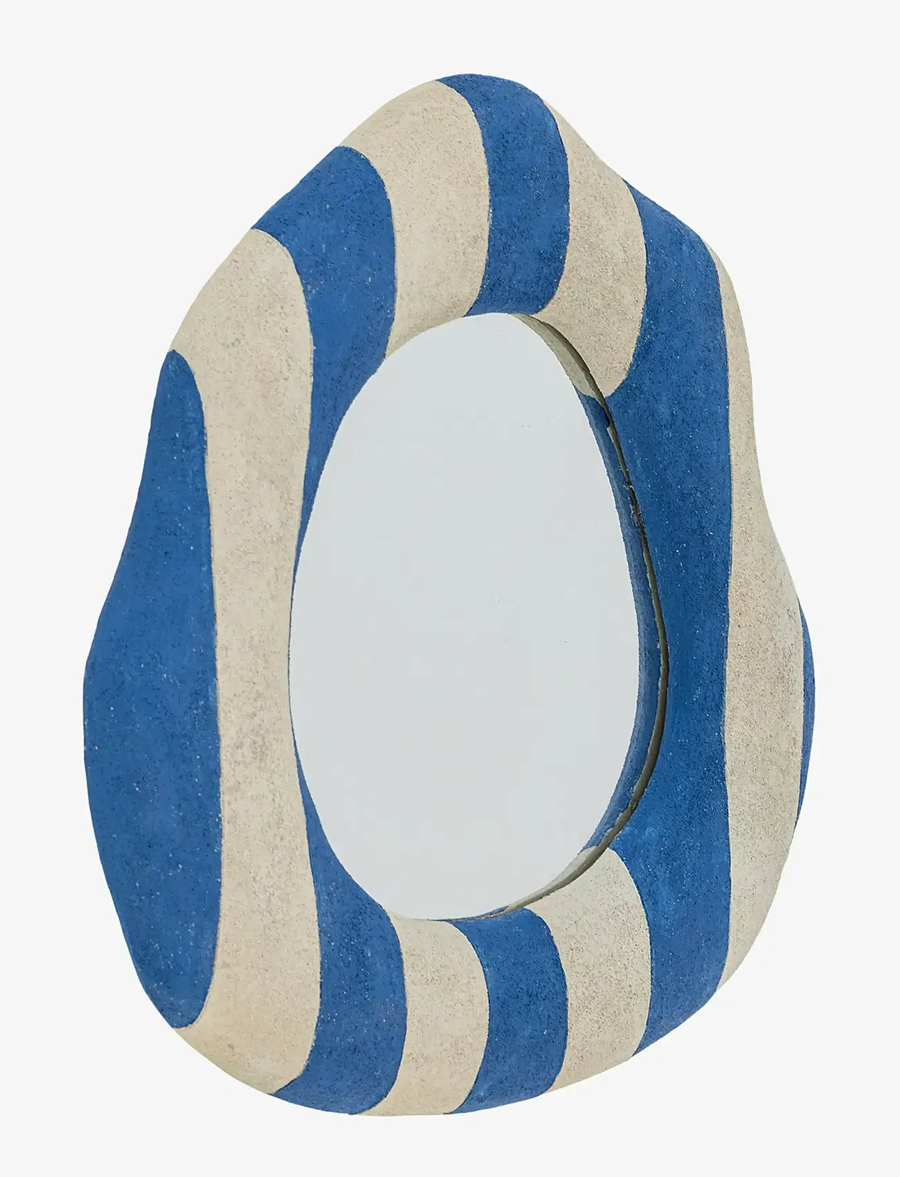 Bloomingville - Travis Wall Mirror - spejle - blue - 1