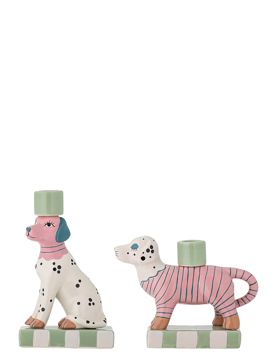 Bloomingville - Doglie Candle Holder - kerzenständer - rose - 1