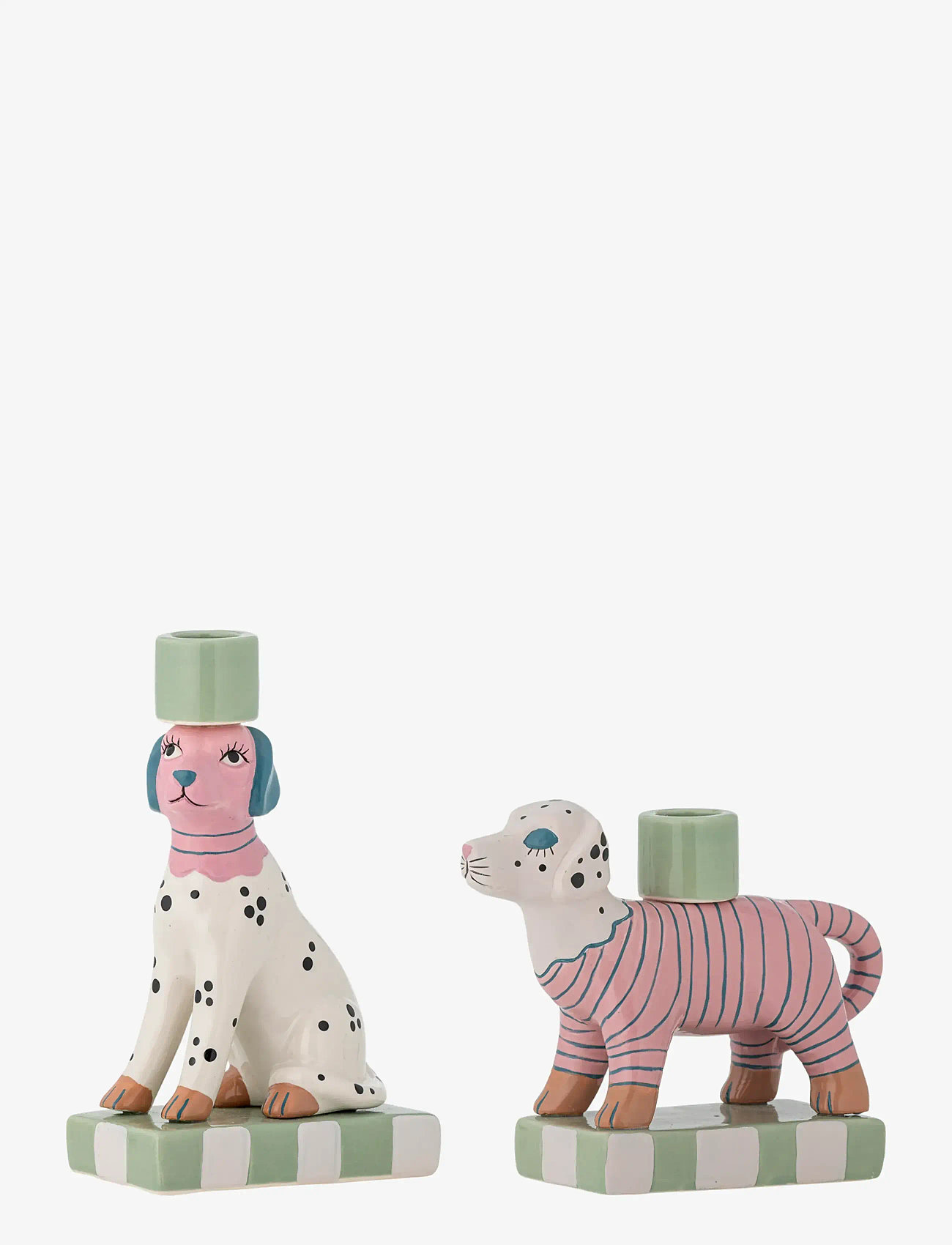 Bloomingville - Doglie Candle Holder - candlesticks - rose - 2