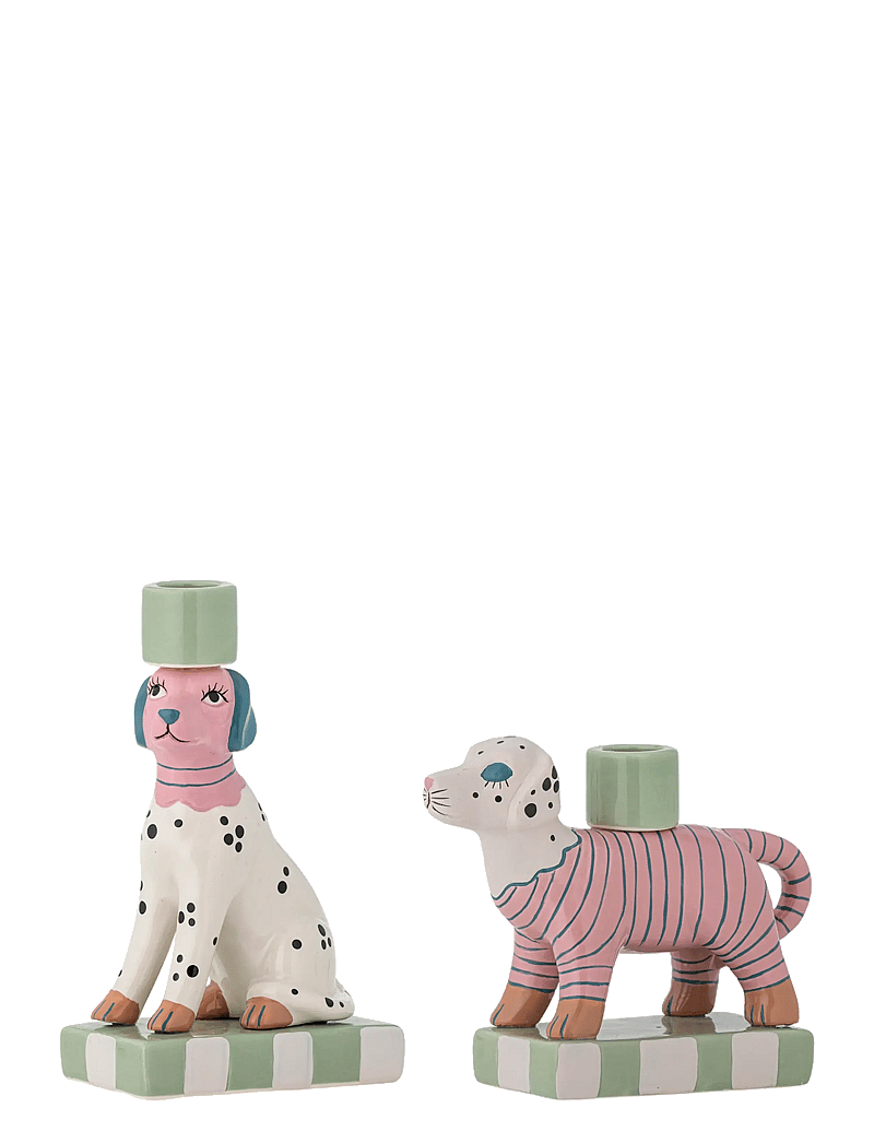 Bloomingville - Doglie Candle Holder - küünlajalad - rose - 2