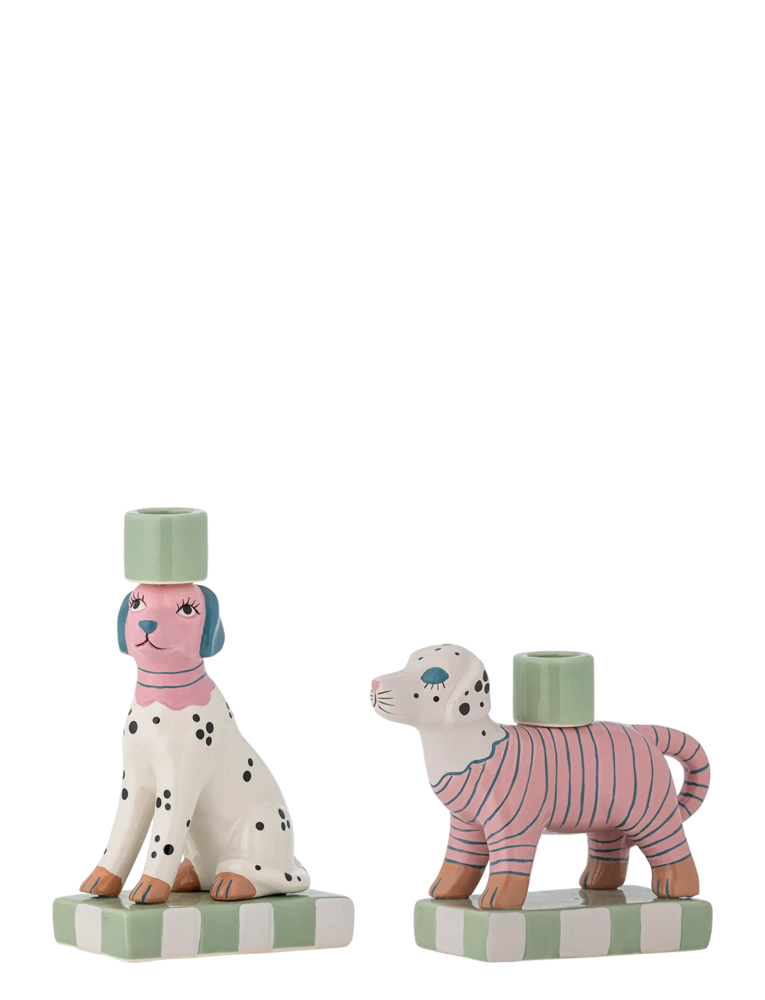 Bloomingville - Doglie Candle Holder - kerzenständer - rose - 2