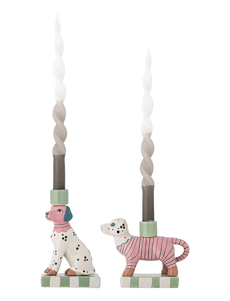 Bloomingville - Doglie Candle Holder - küünlajalad - rose - 3