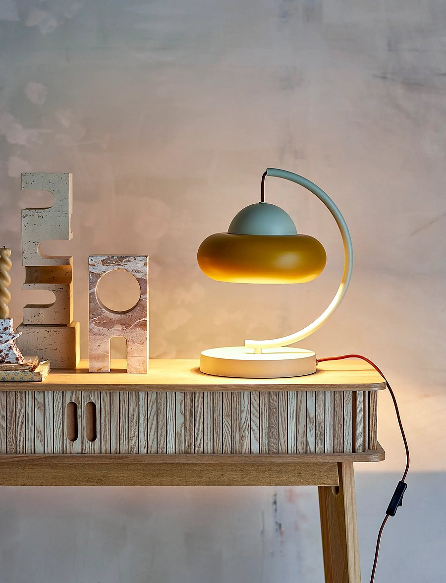 Bloomingville - Bubble Table lamp - schreibtisch- & tischlampen - beige - 5
