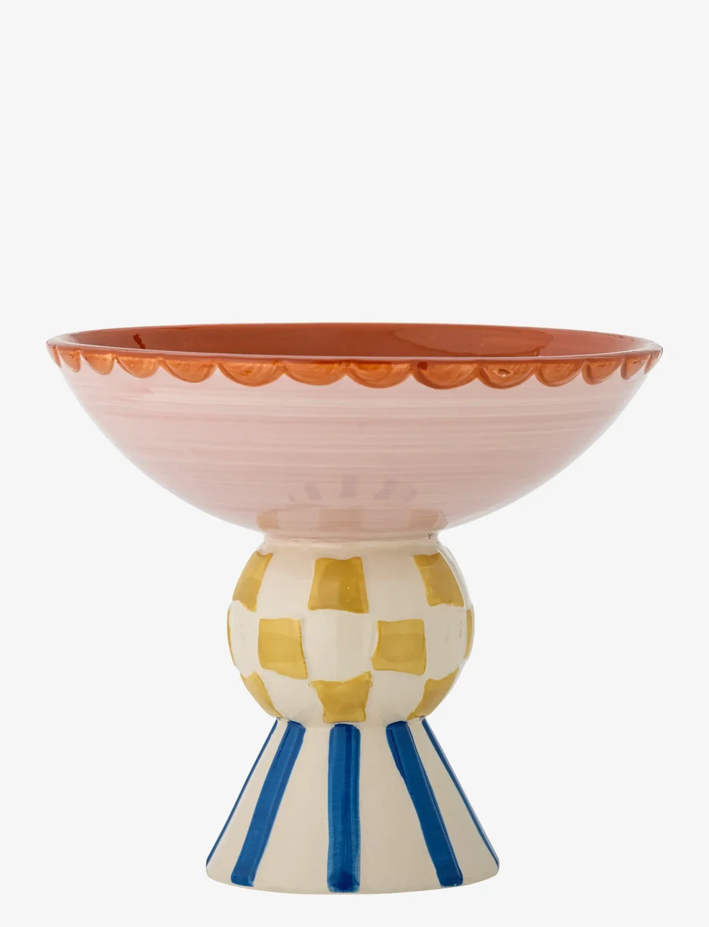 Bloomingville - Bob Pedestal Bowl - dekorativa fat & skålar - rose - 2