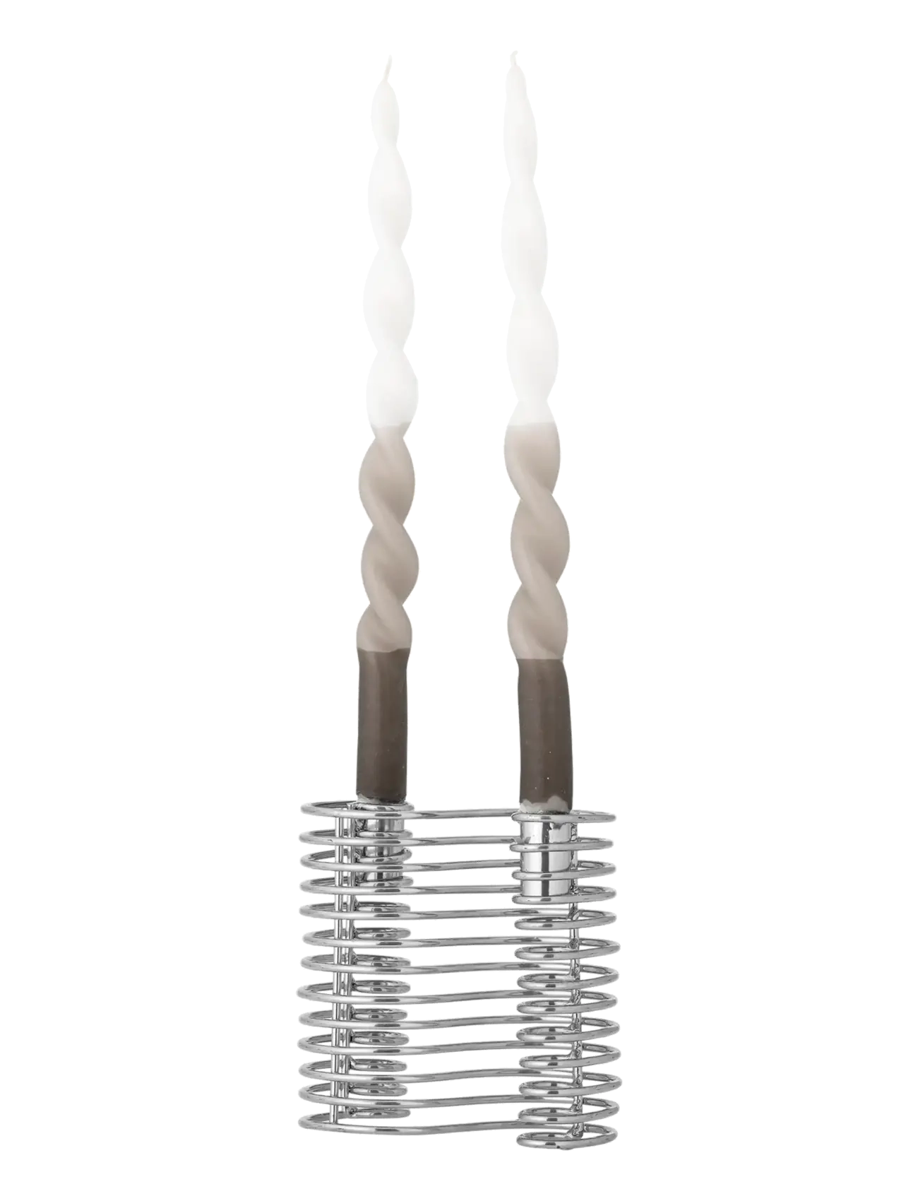 Bloomingville - Wavela Candle Holder - candlesticks - silver - 2