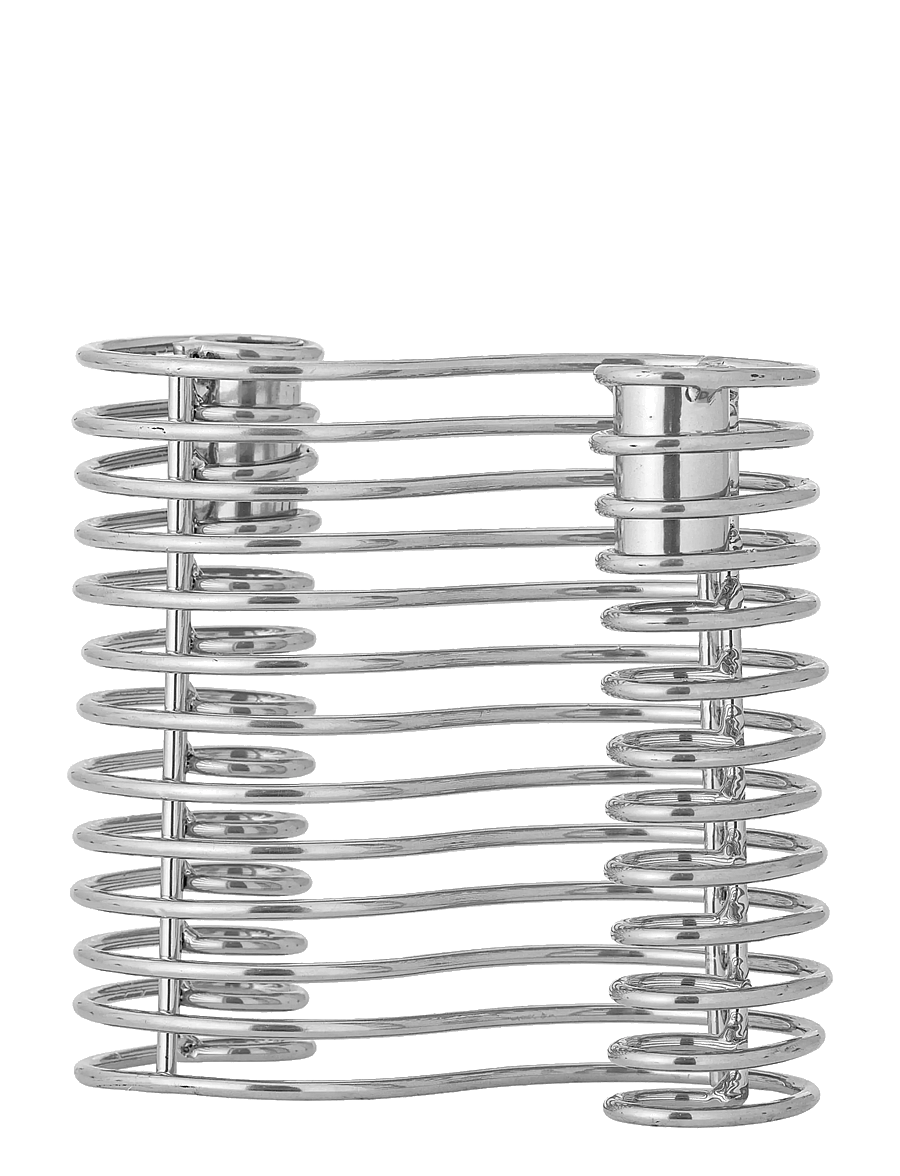 Bloomingville - Wavela Candle Holder - die niedrigsten preise - silver - 2