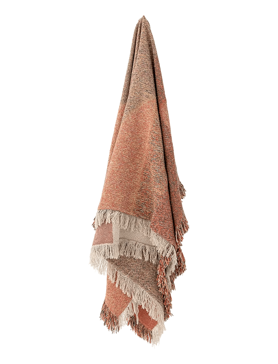 Bloomingville - Arni Throw - die niedrigsten preise - brown - 1
