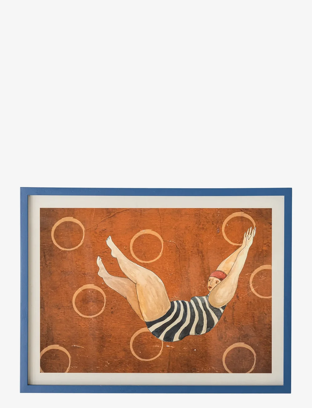 Bloomingville - Svela Illustration w/ Frame - illustrationer - brown - 0