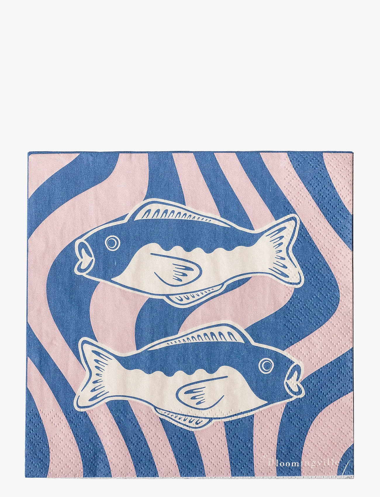 Bloomingville - Remy Napkin - papirservietter - blue - 1