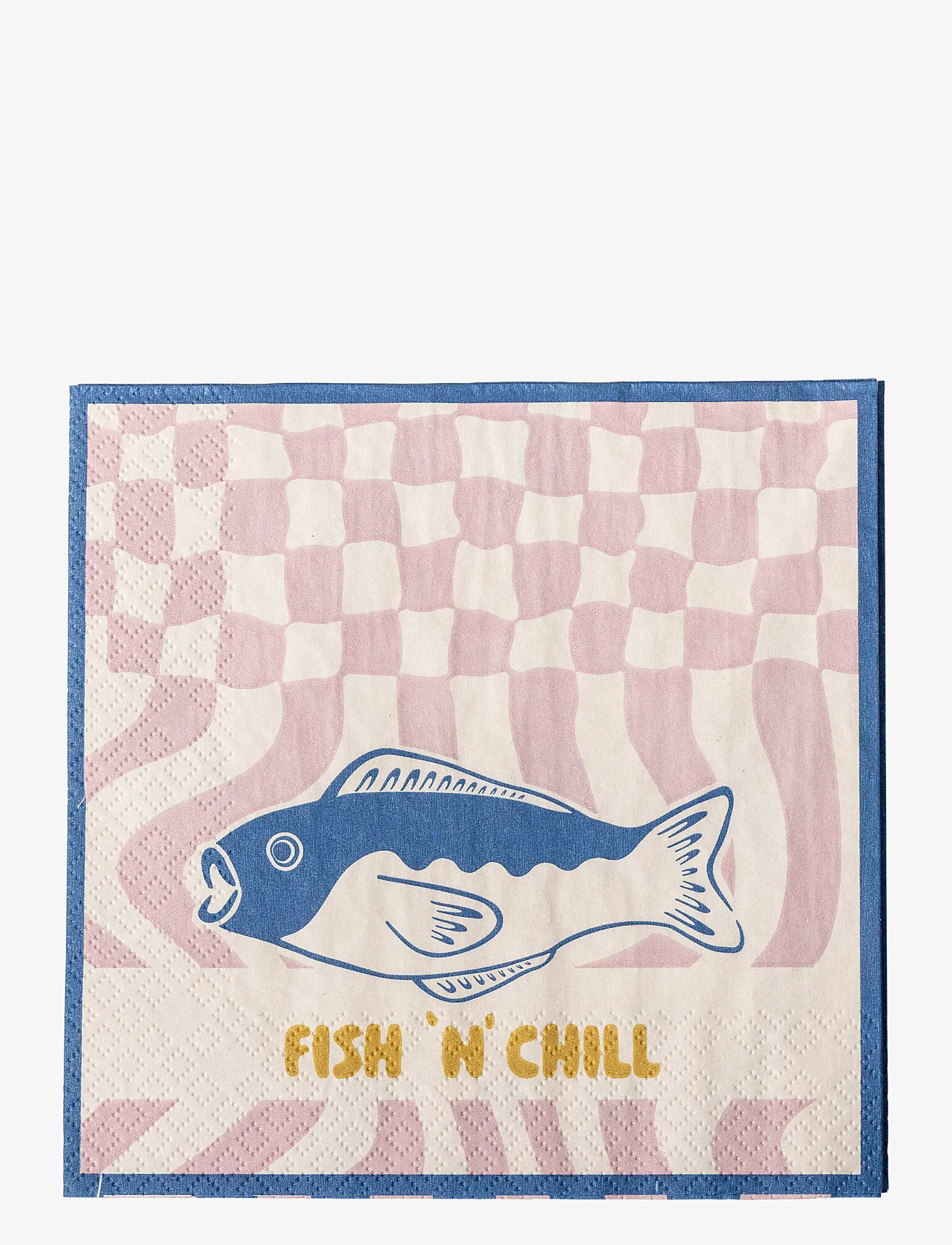 Bloomingville - Remy Napkin - papirservietter - blue - 3