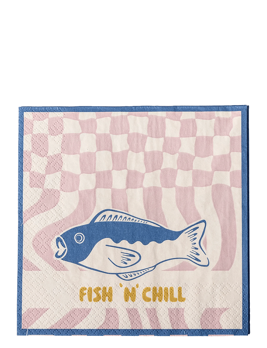 Bloomingville - Remy Napkin - stoffservietten - blue - 2
