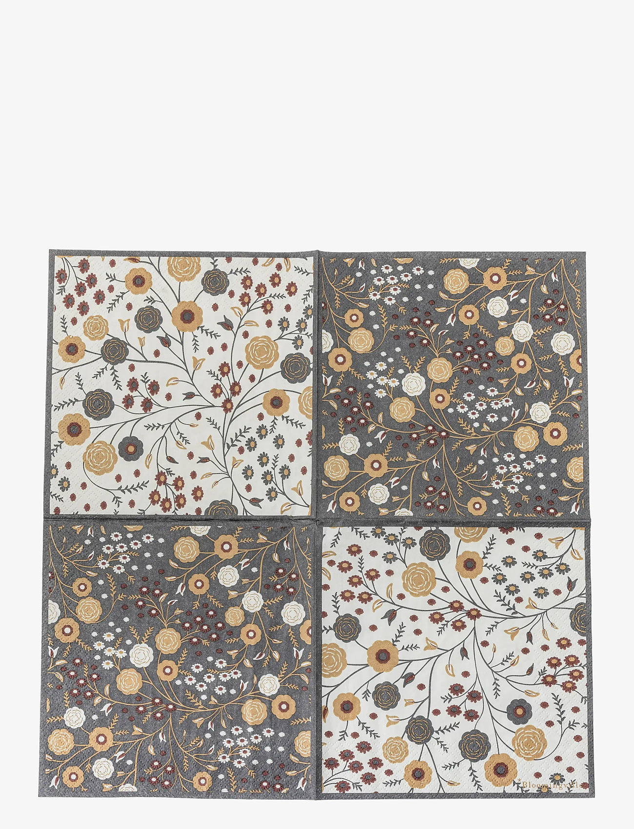 Bloomingville - Eydis Napkin - paper napkins - beige - 2
