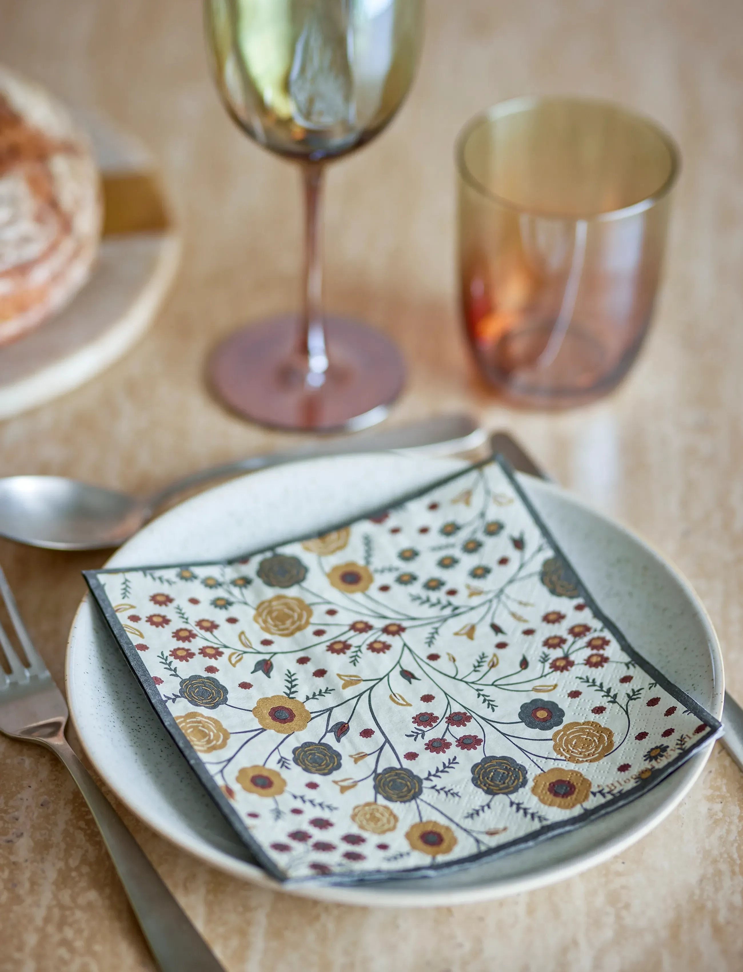 Bloomingville - Eydis Napkin - stofservietter - beige - 4
