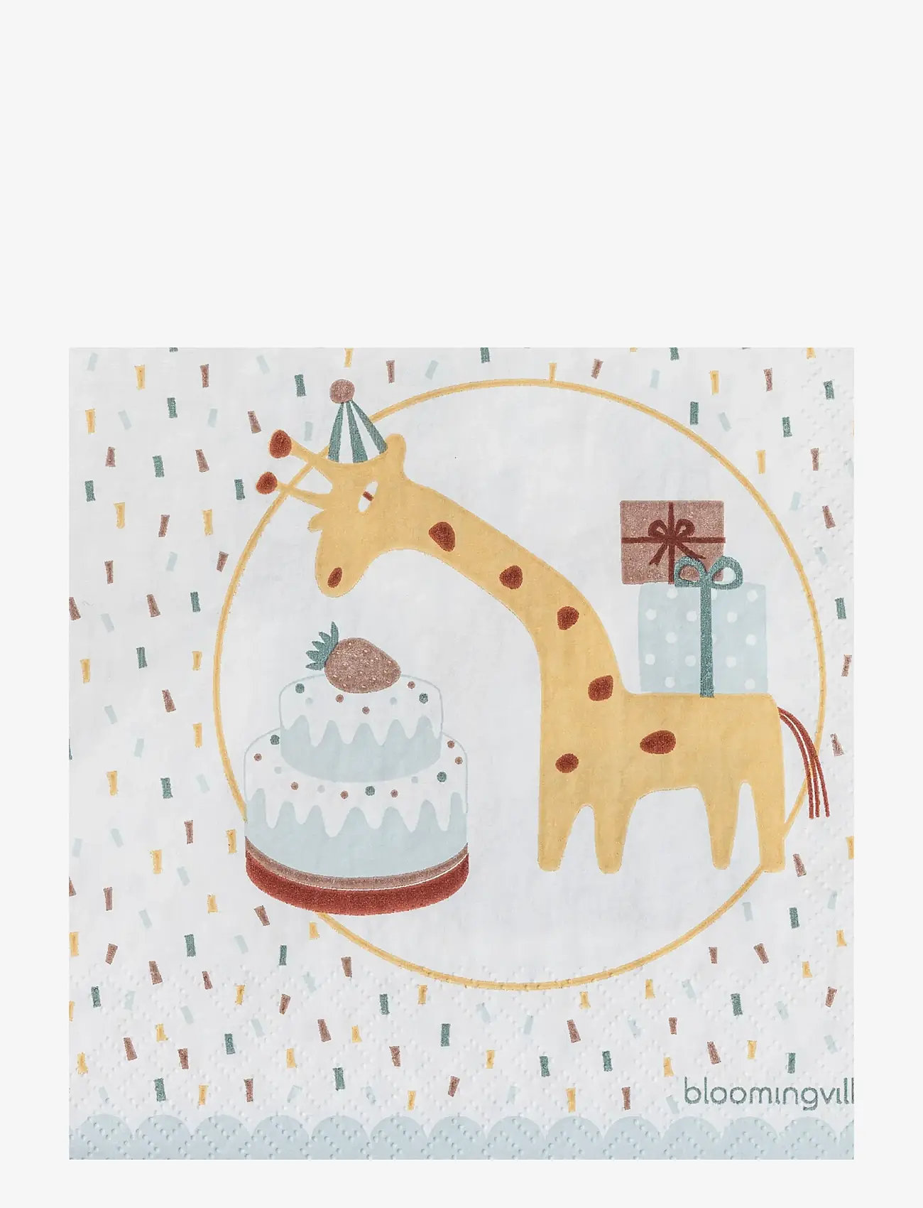 Bloomingville - Celebrate Napkin - salvrätikud ja aksessuaarid - blue - 1