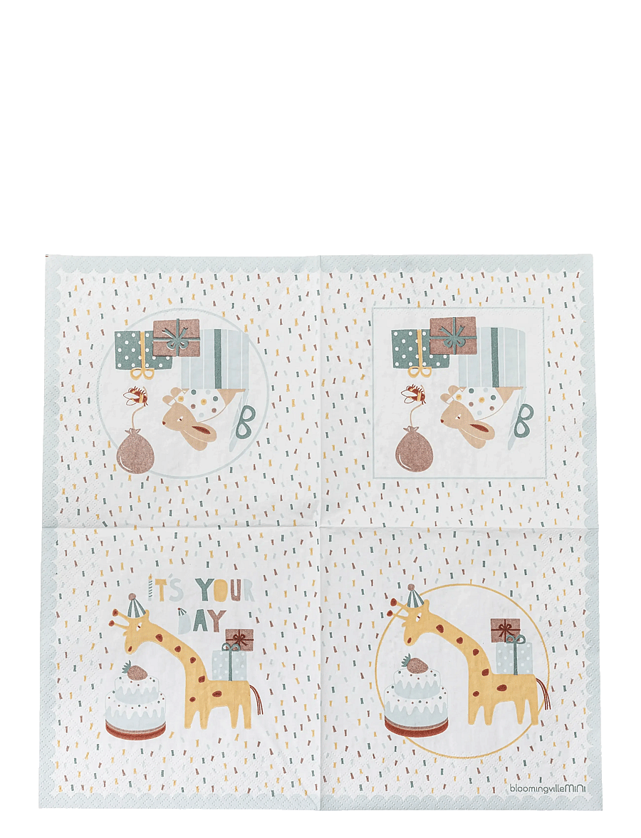 Bloomingville - Celebrate Napkin - servietten & accessoires - blue - 2