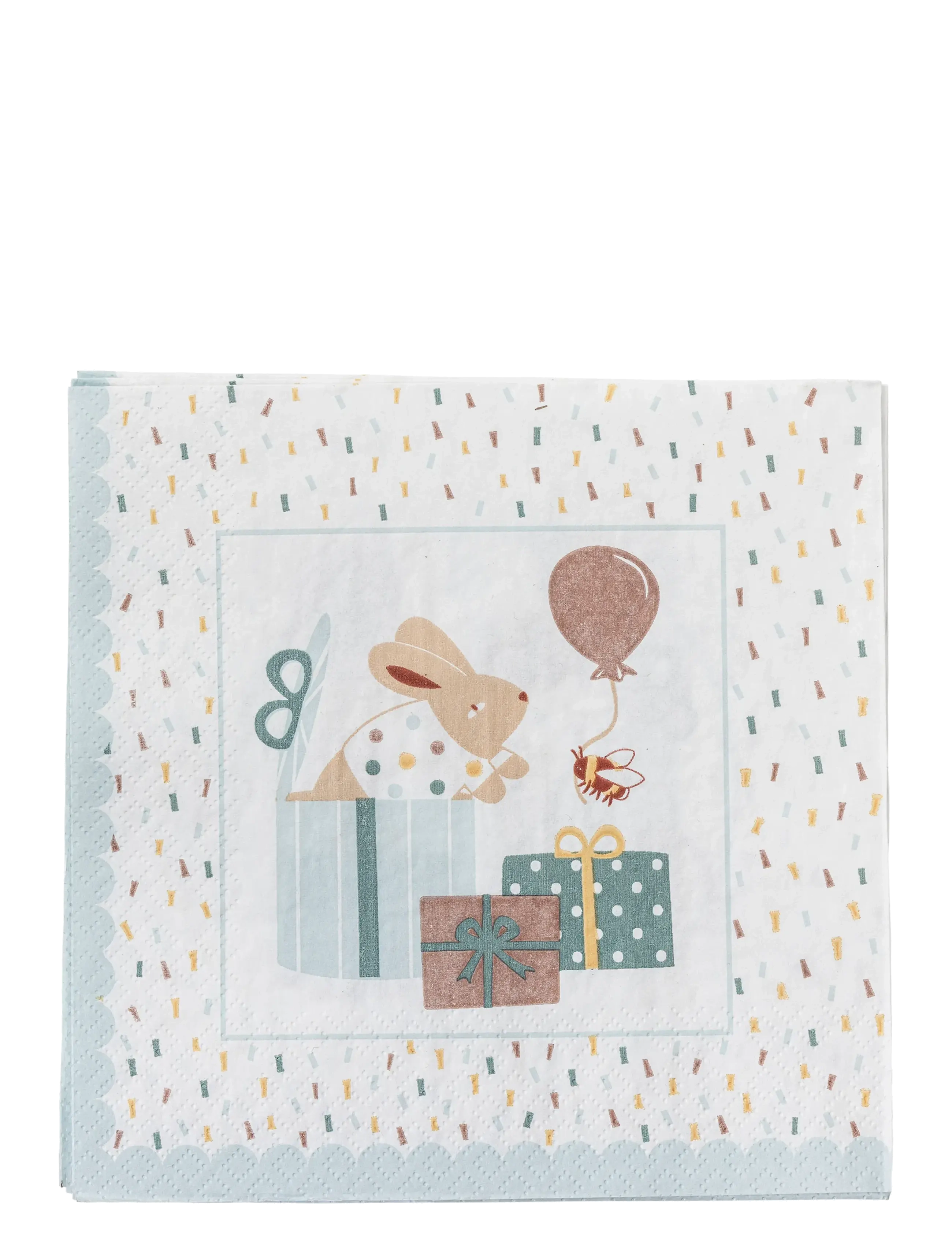 Bloomingville - Celebrate Napkin - napkins & accessories - blue - 3