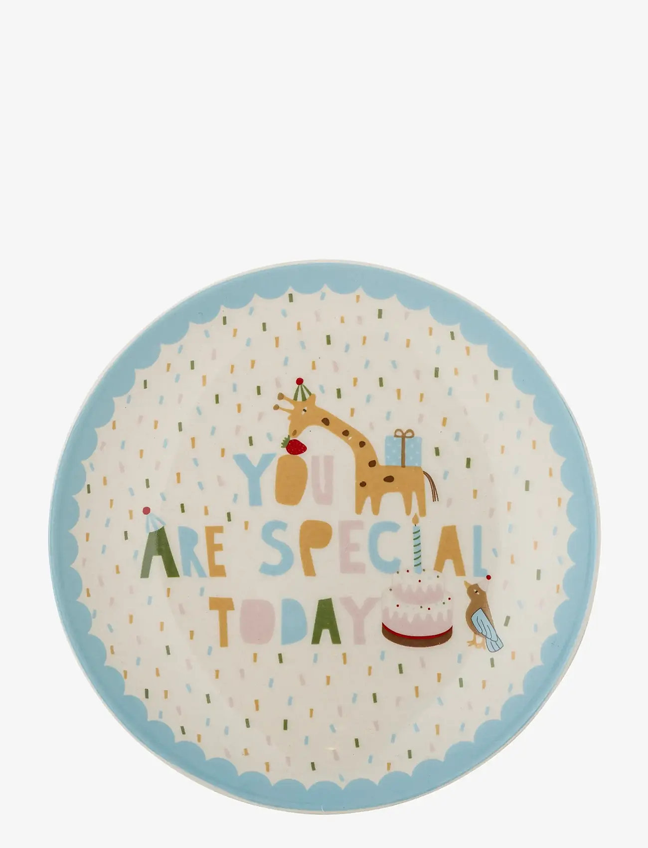 Bloomingville - Celebrate Plate - plates - blue - 3