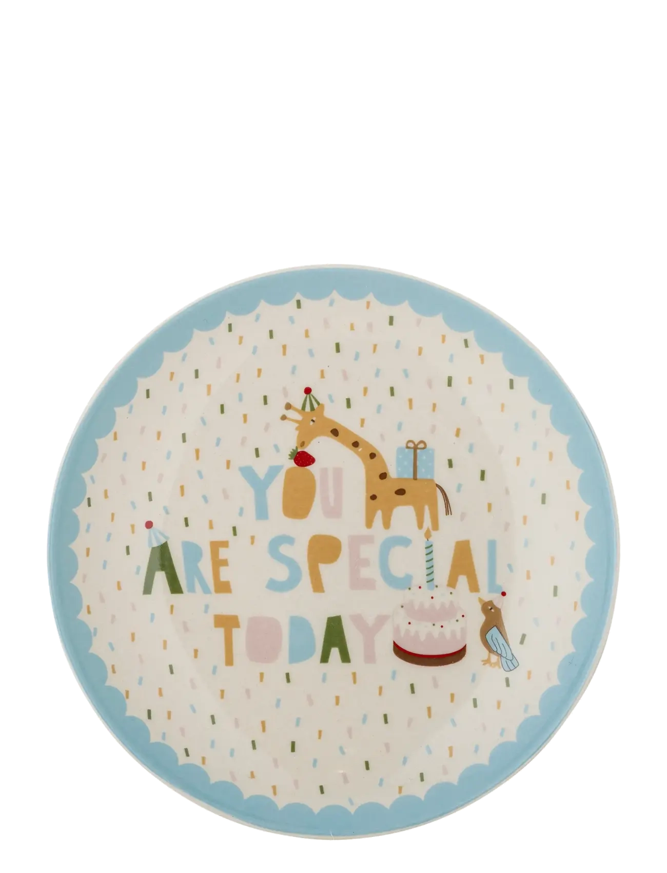 Bloomingville - Celebrate Plate - tallrikar - blue - 3