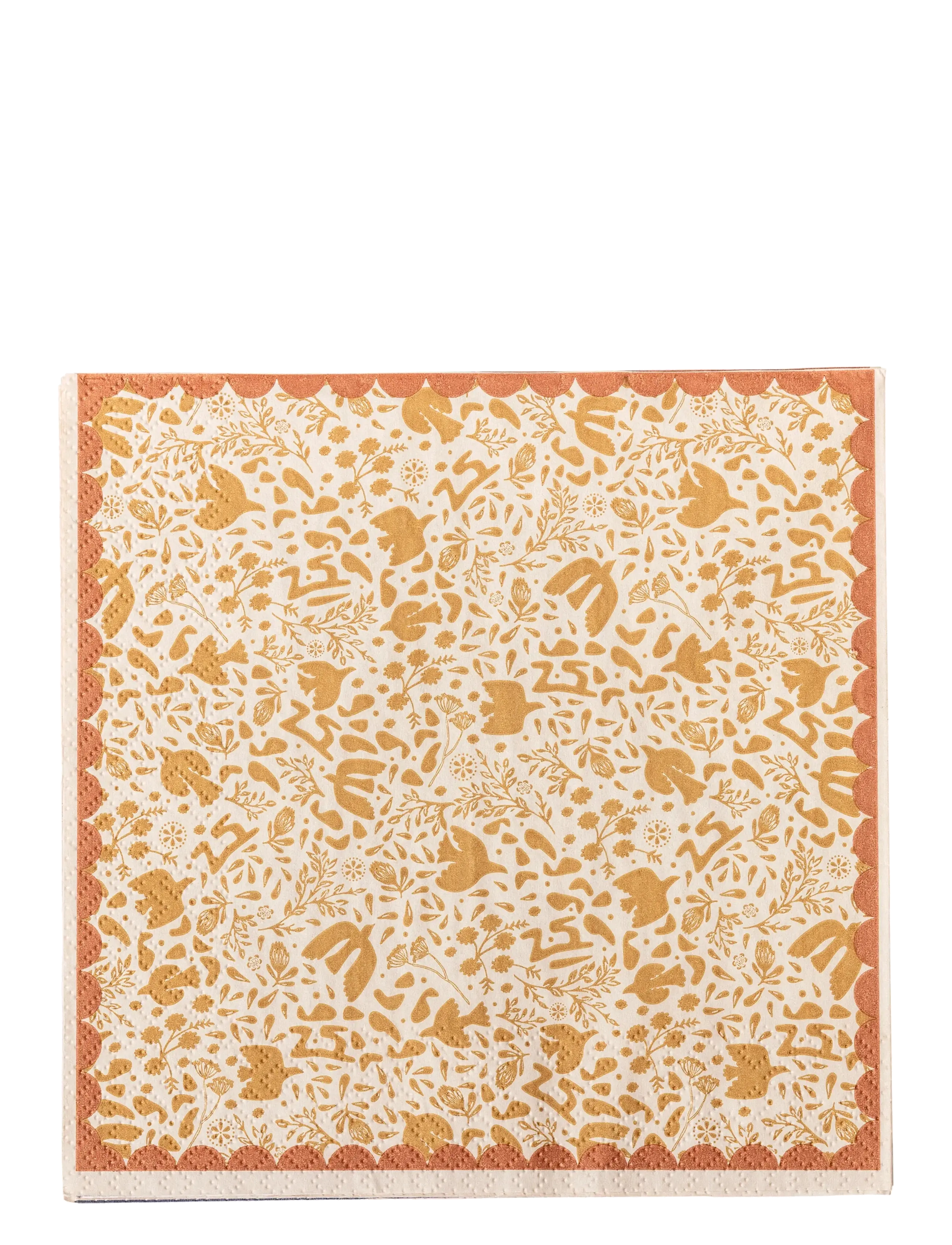 Bloomingville - Anniversary Napkin - papierservietten - yellow - 3