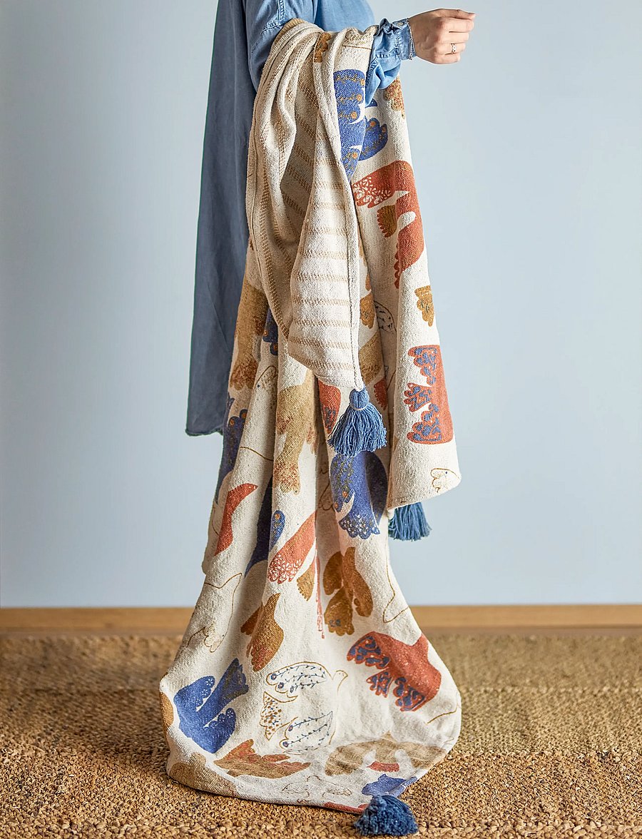 Bloomingville - Anniversary Throw - pleedid - multi-coloured - 0