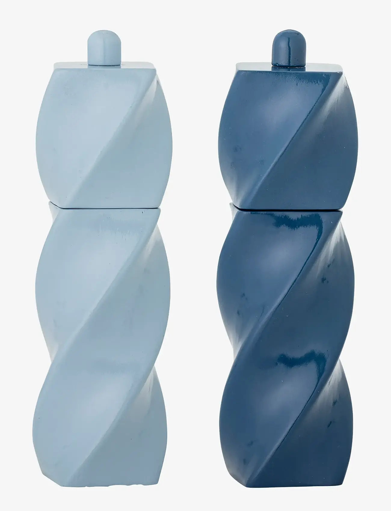 Bloomingville - Riley Salt & Pepper Mill - salt- & pepparkvarnar - blue - 1