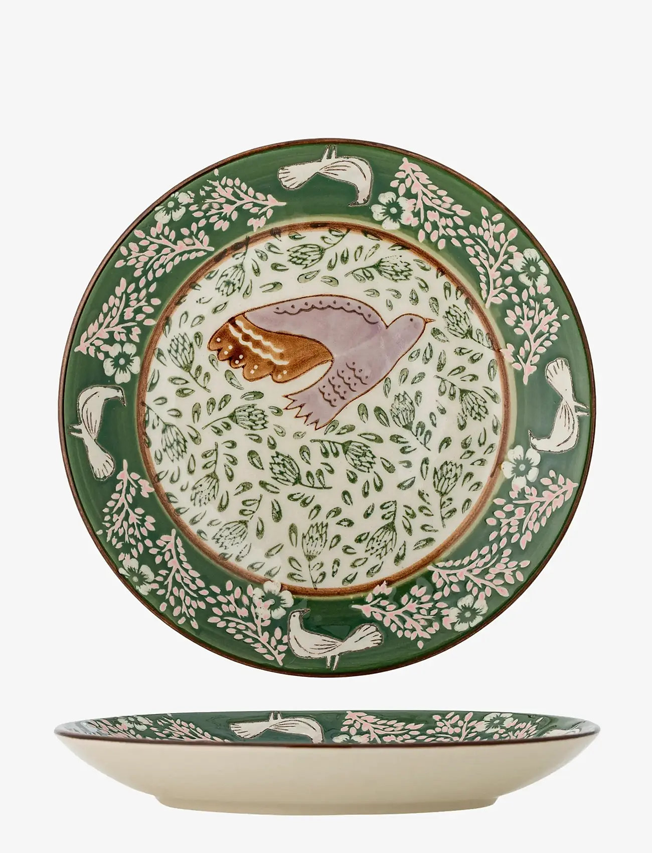 Bloomingville - Hezha Plate - asietter - green - 1