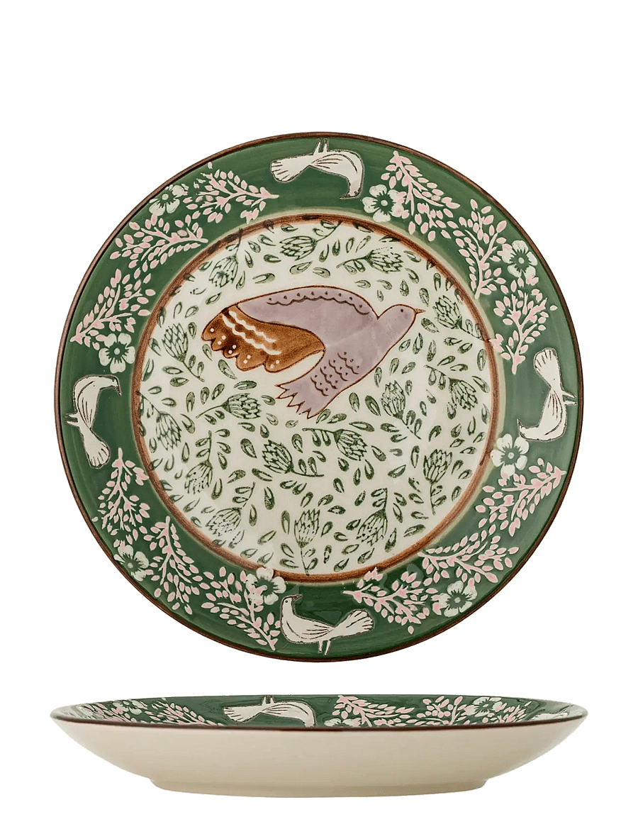 Bloomingville - Hezha Plate - frühstücksteller - green - 1