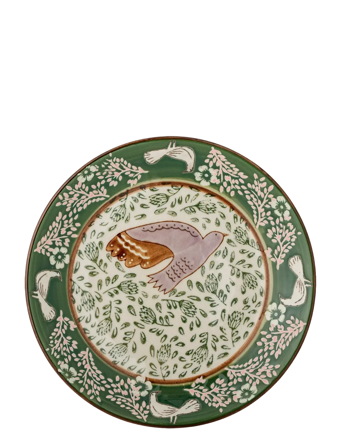 Bloomingville - Hezha Plate - asjetter - green - 3