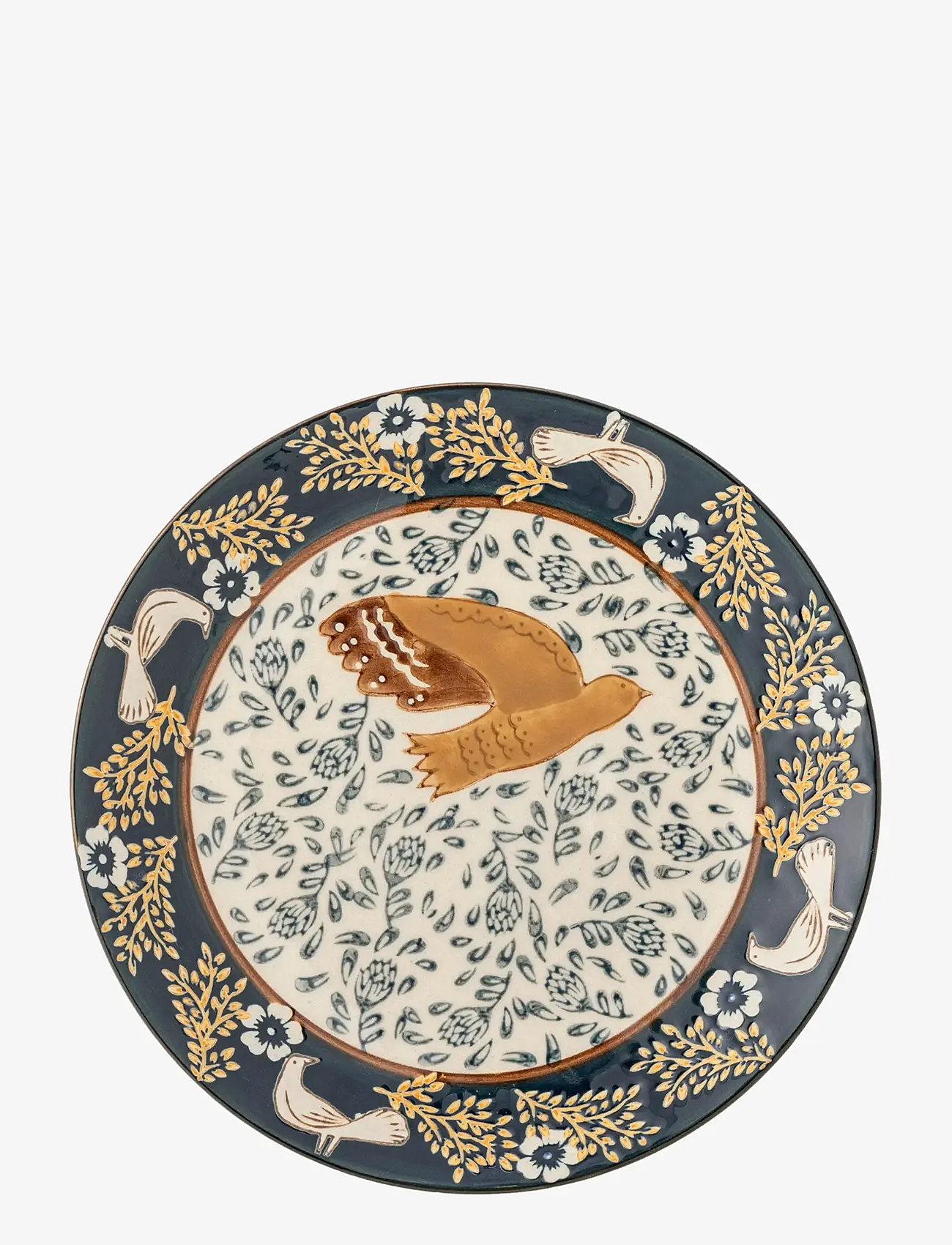 Bloomingville - Hezha Plate - frühstücksteller - blue - 3