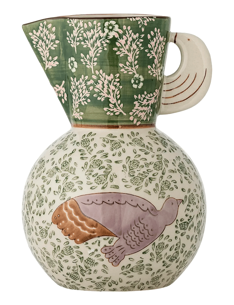 Bloomingville - Hezha Jug - wasserkaraffen - green - 1