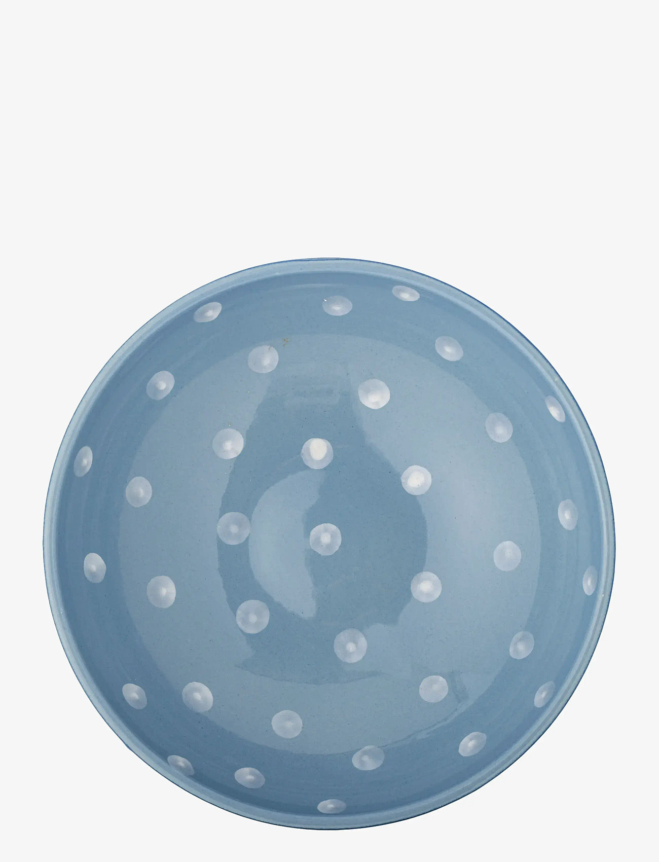 Bloomingville - Riley Pedestal Bowl - dekorative platter & skåle - blue - 2