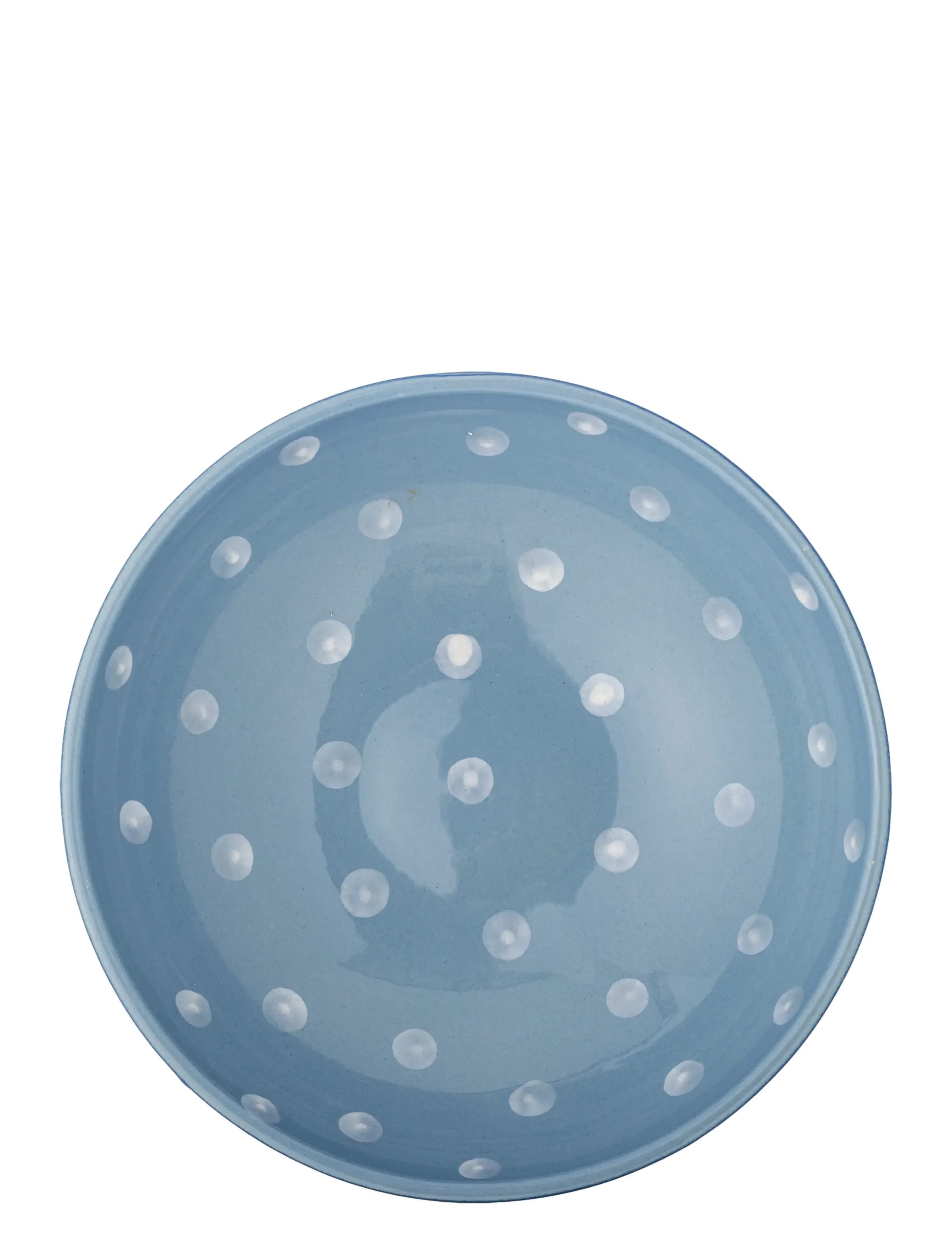 Bloomingville - Riley Pedestal Bowl - decorative platters - blue - 2