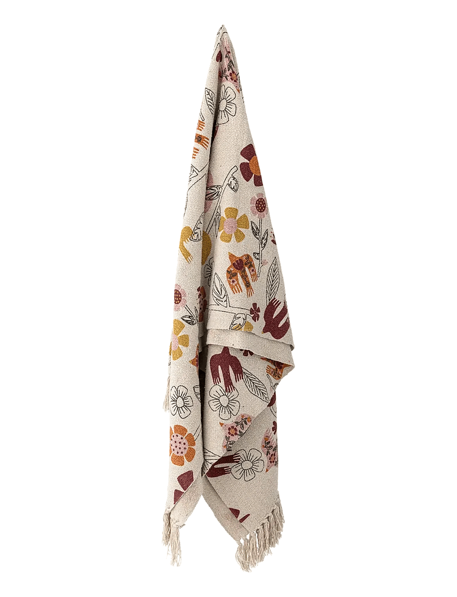 Bloomingville - Vivielle Throw - pleedid - beige - 2