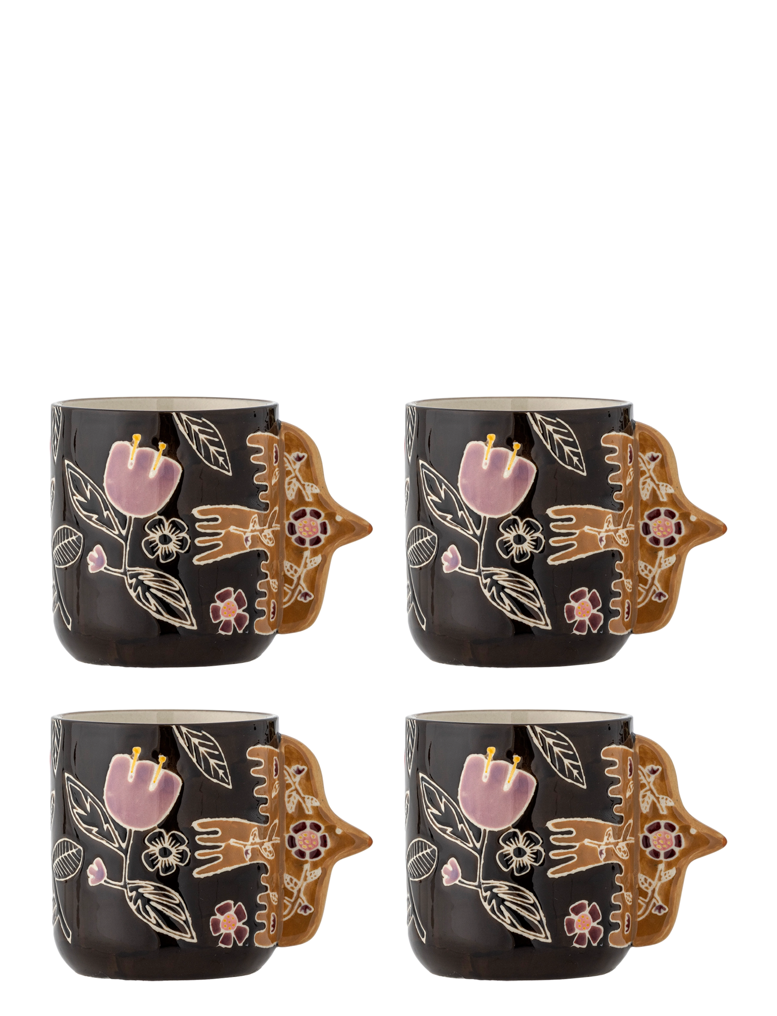 Bloomingville Vivielle Cup - Geschirr - MULTI-COLOURED / brown