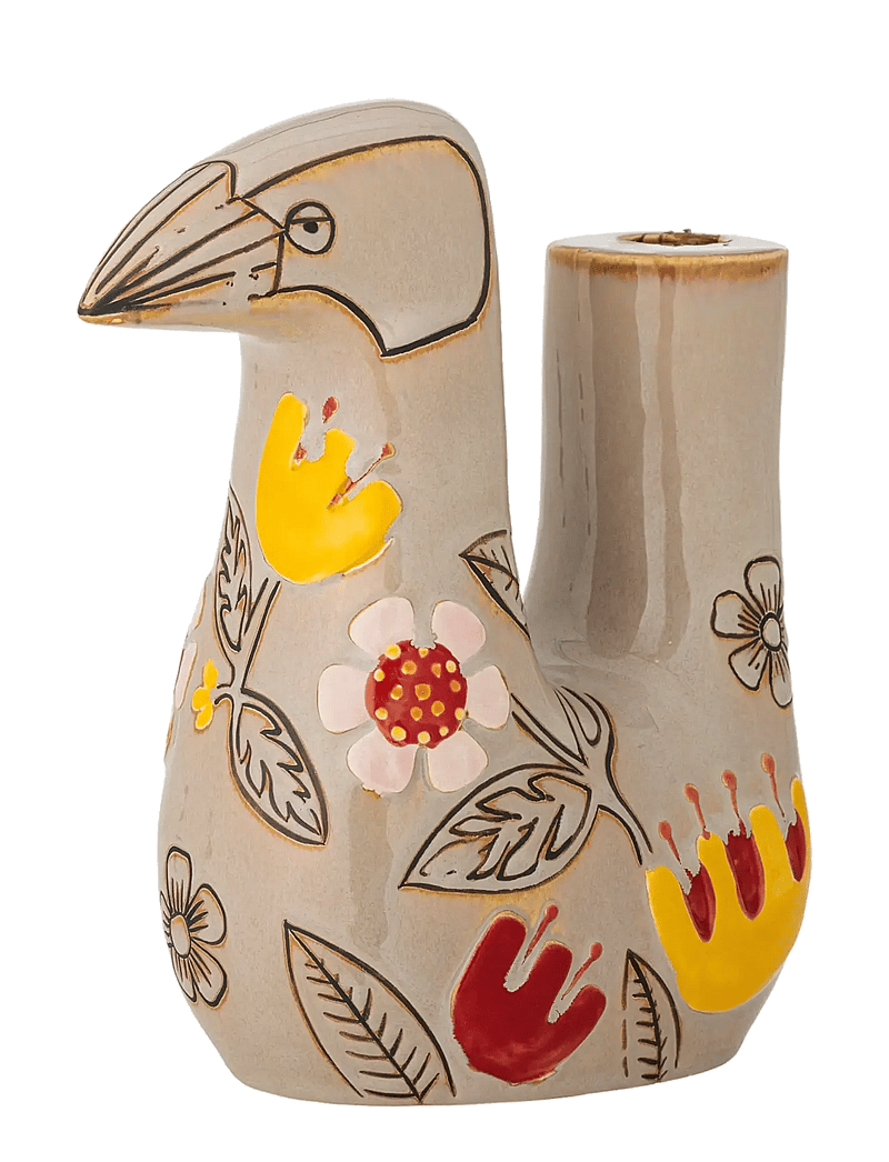Bloomingville - Vivielle Candle Holder - kerzenständer - beige - 1