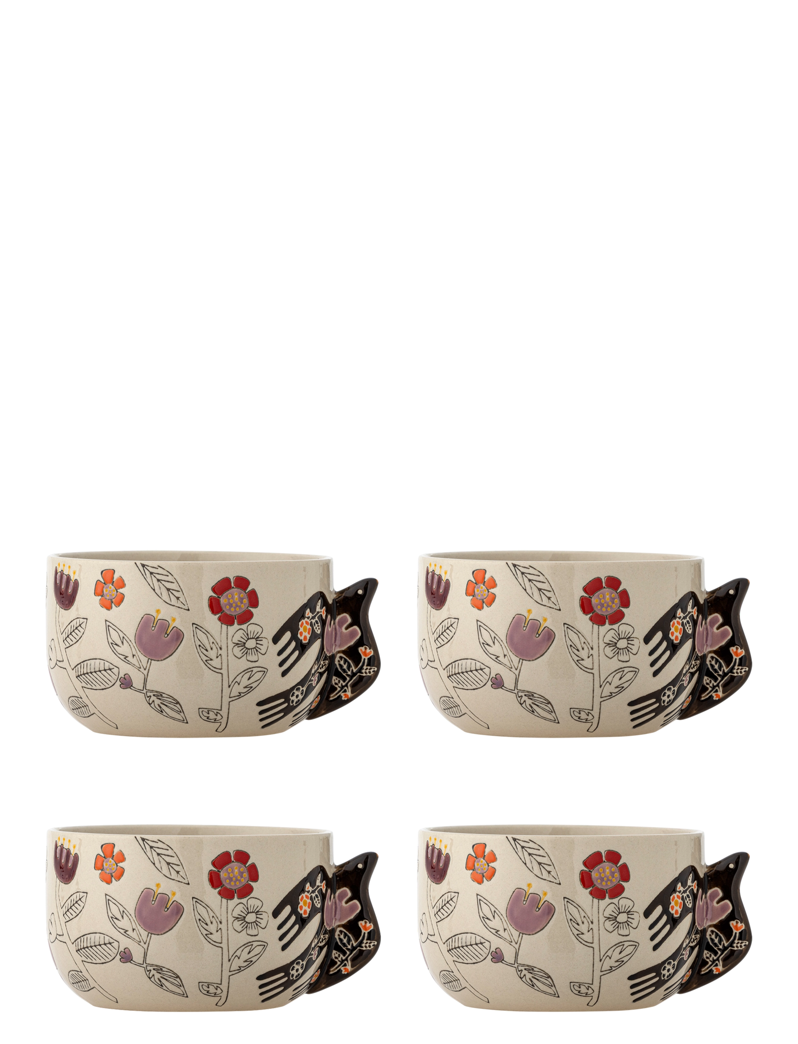 Bloomingville Vivielle Bowl - Servering - MULTI-COLOURED / beige