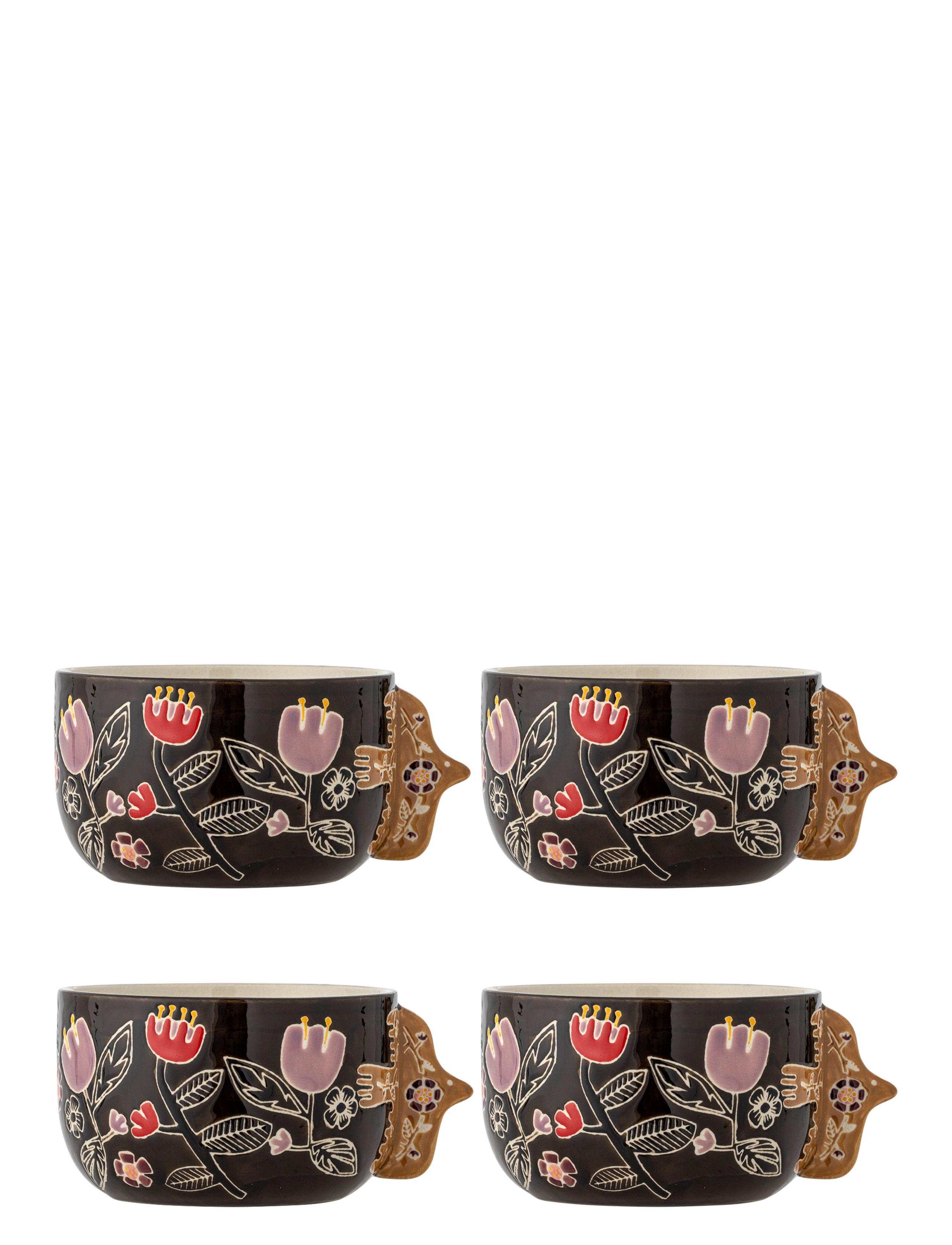 Bloomingville Vivielle Bowl - Servering - MULTI-COLOURED / brown
