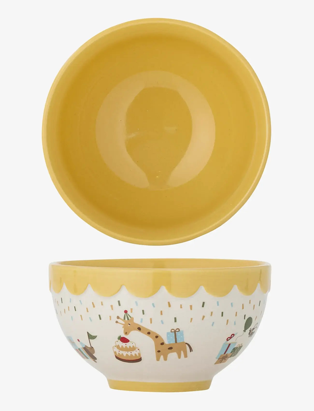 Bloomingville - Celebrate Bowl - skålar - yellow - 1