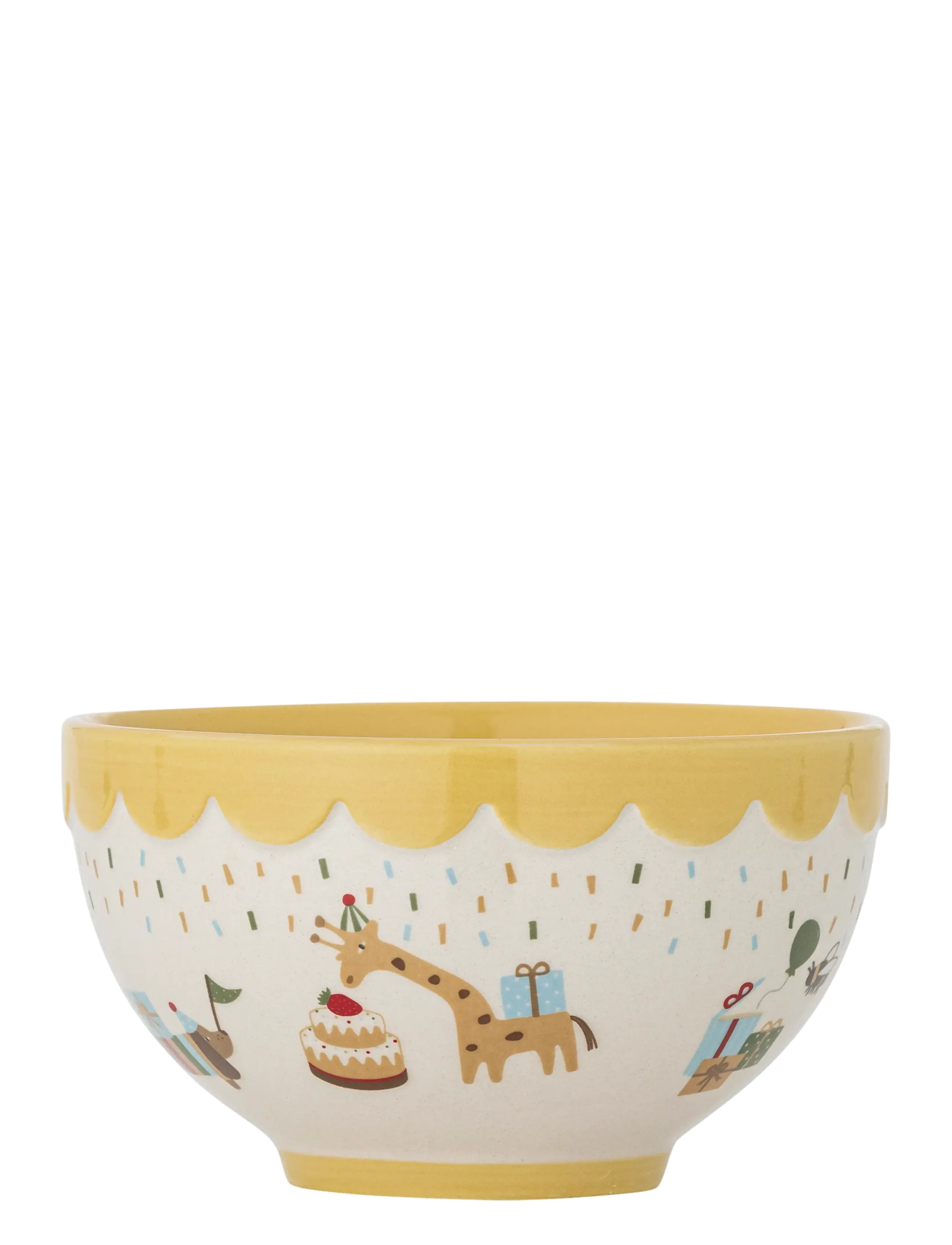 Bloomingville - Celebrate Bowl - bowls - yellow - 3