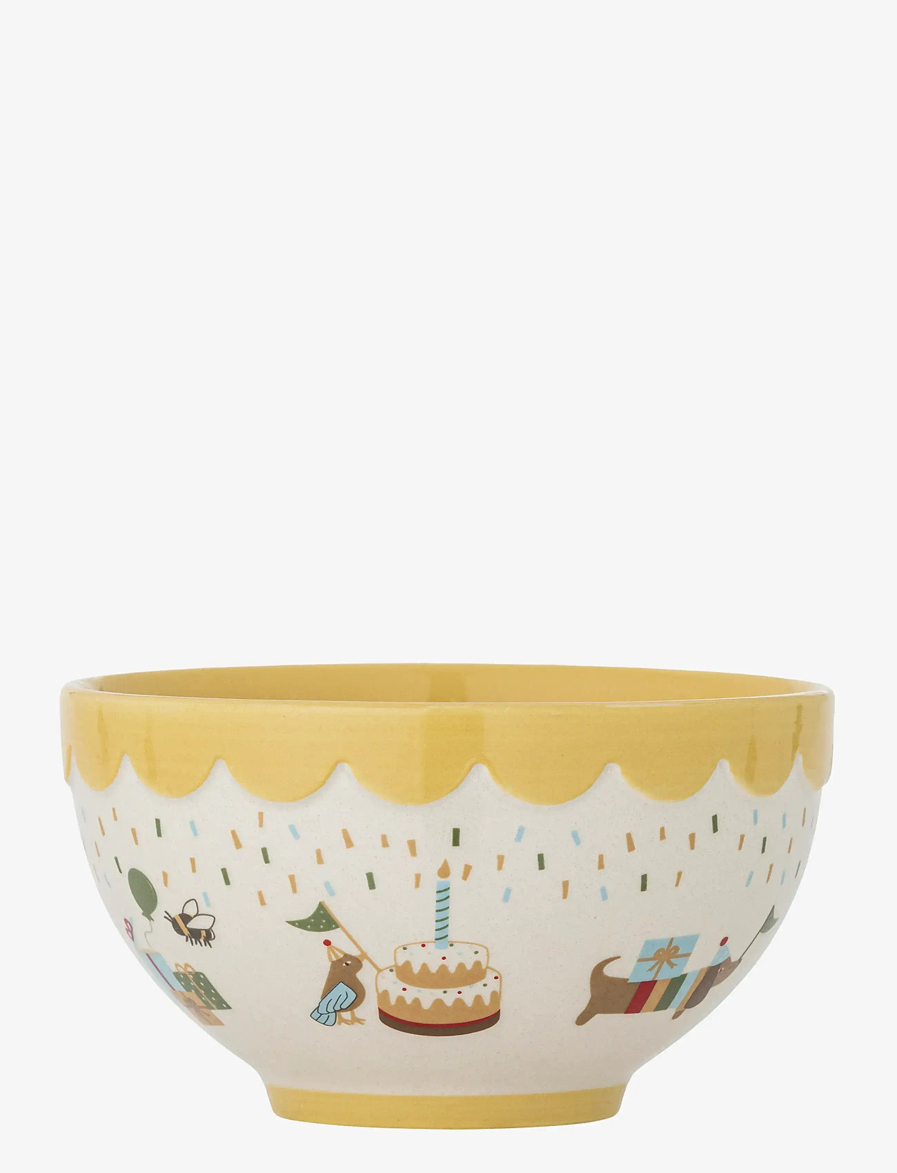 Bloomingville - Celebrate Bowl - skålar - yellow - 4