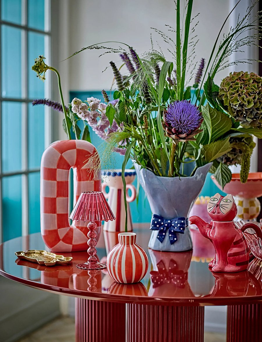 Bloomingville - Belivia Vase - vasen - blue - 3