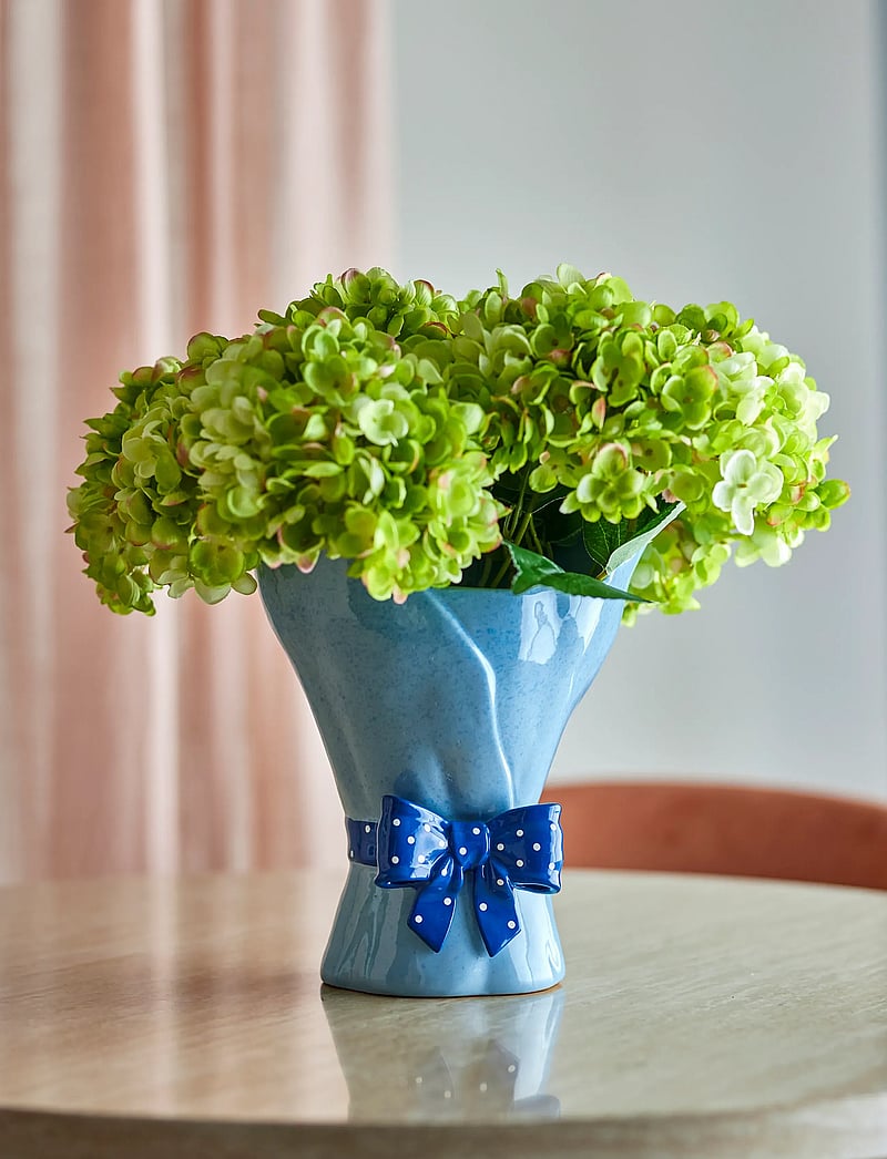 Bloomingville - Belivia Vase - vasen - blue - 4