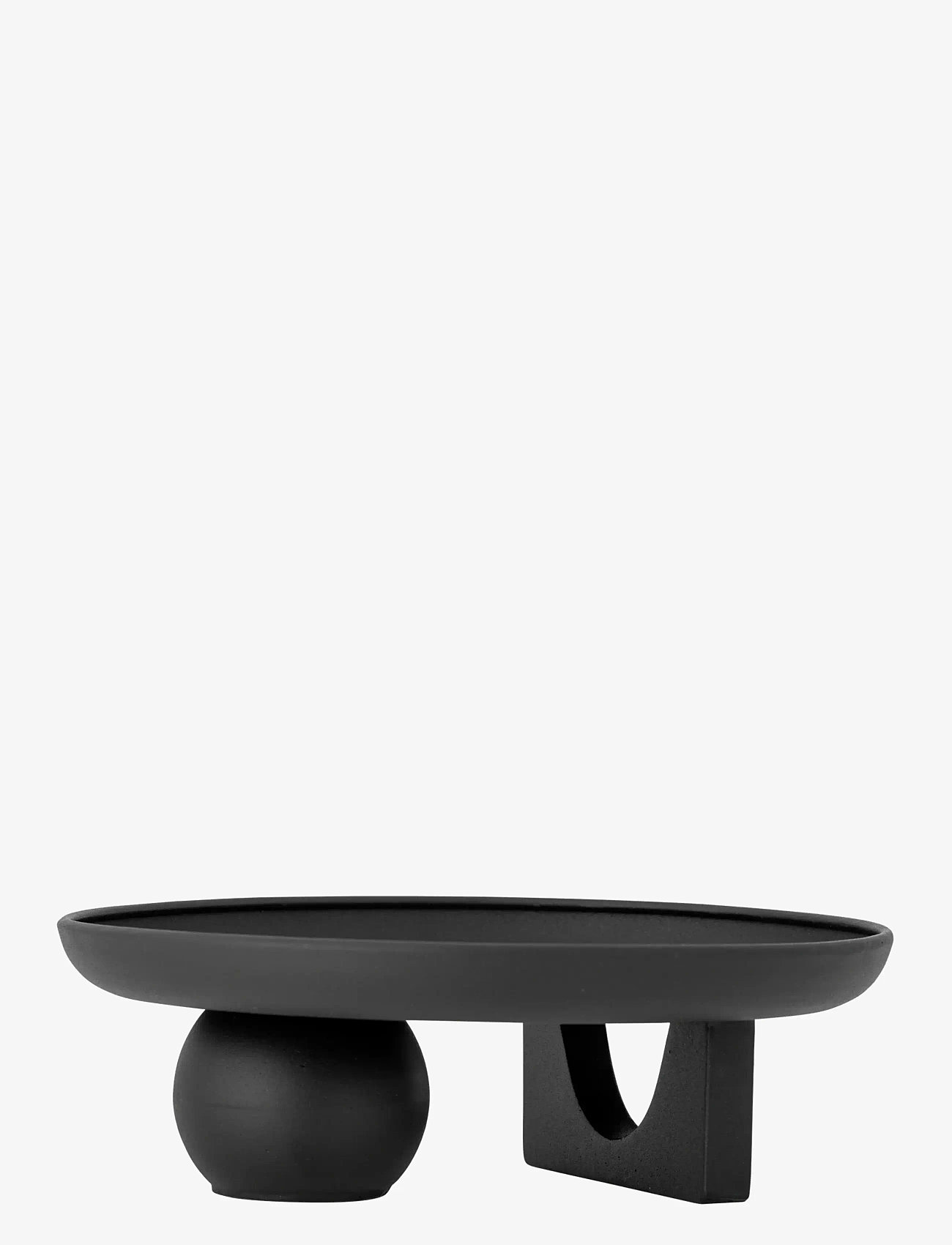 Bloomingville - Dustin Tray - dekoschalen - black - 1